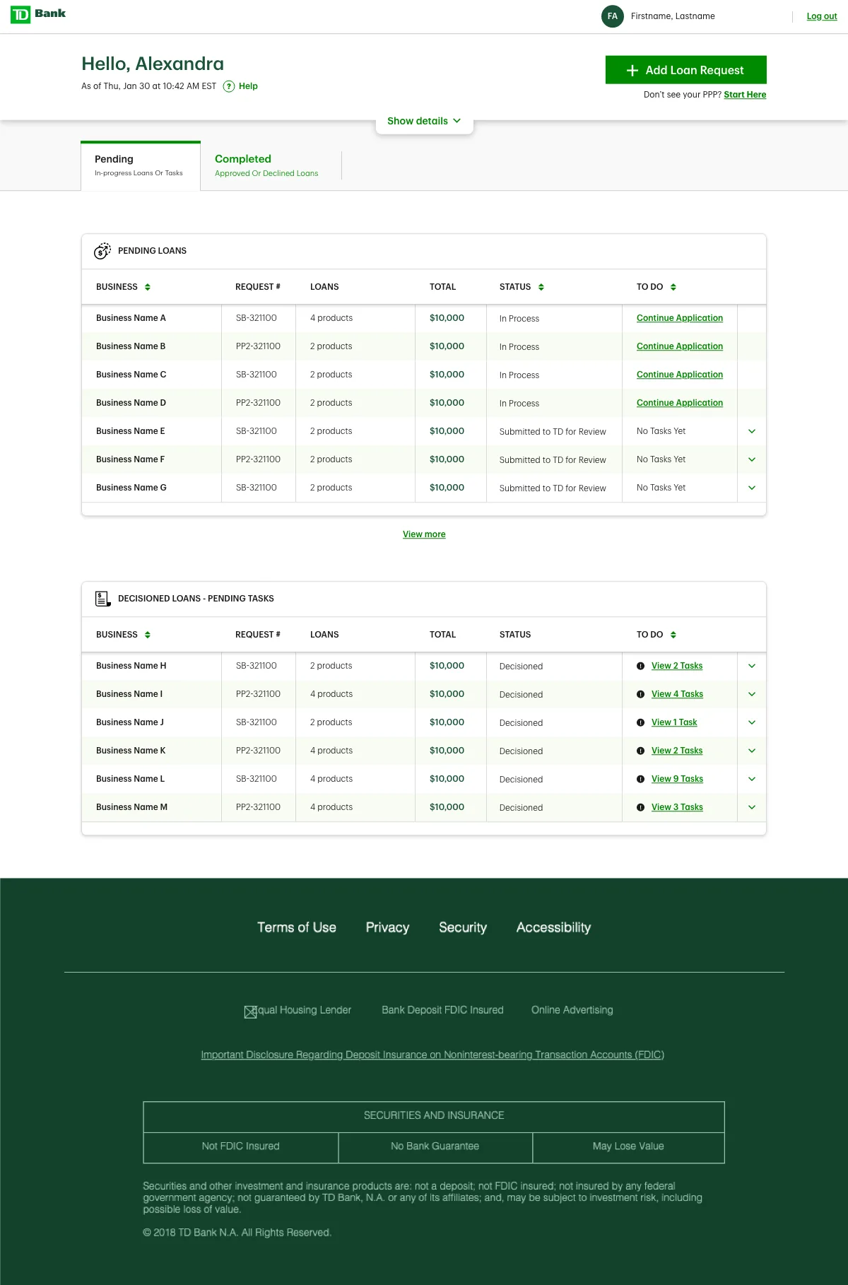 Eligibility web