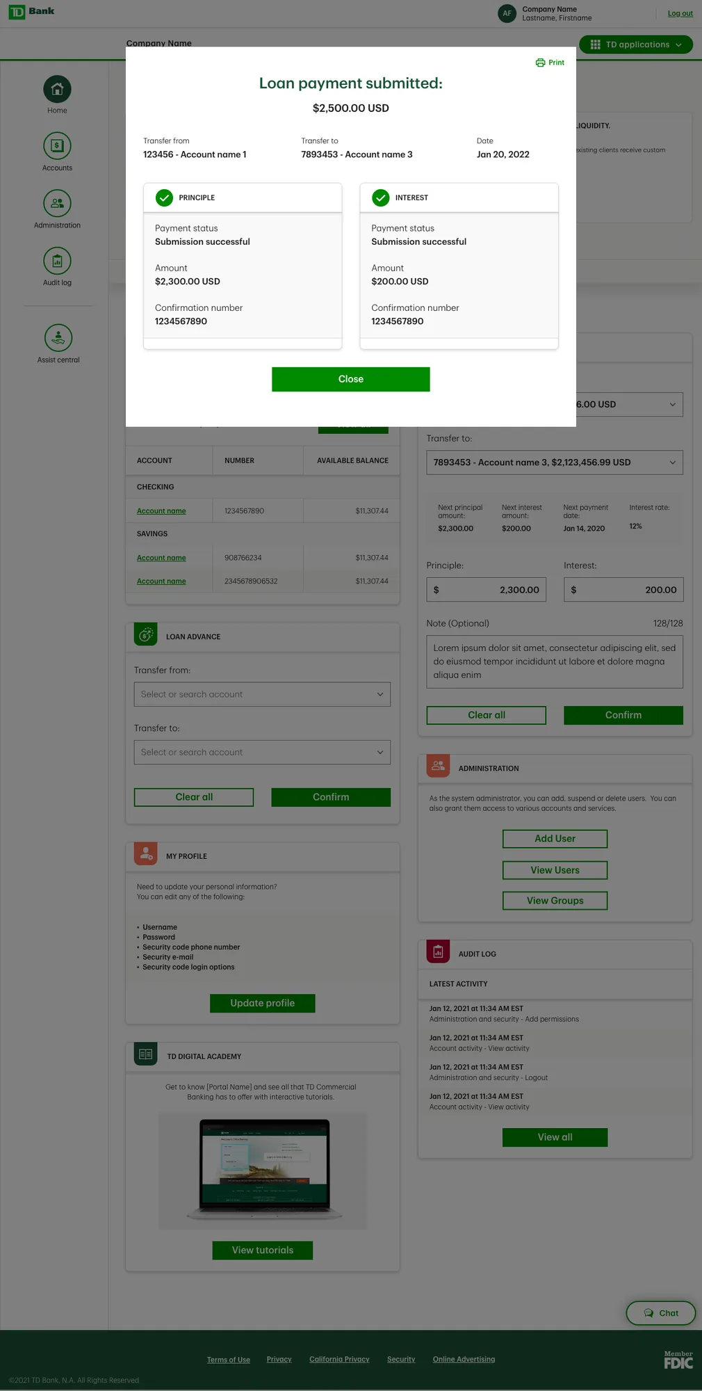 Money movement web 2