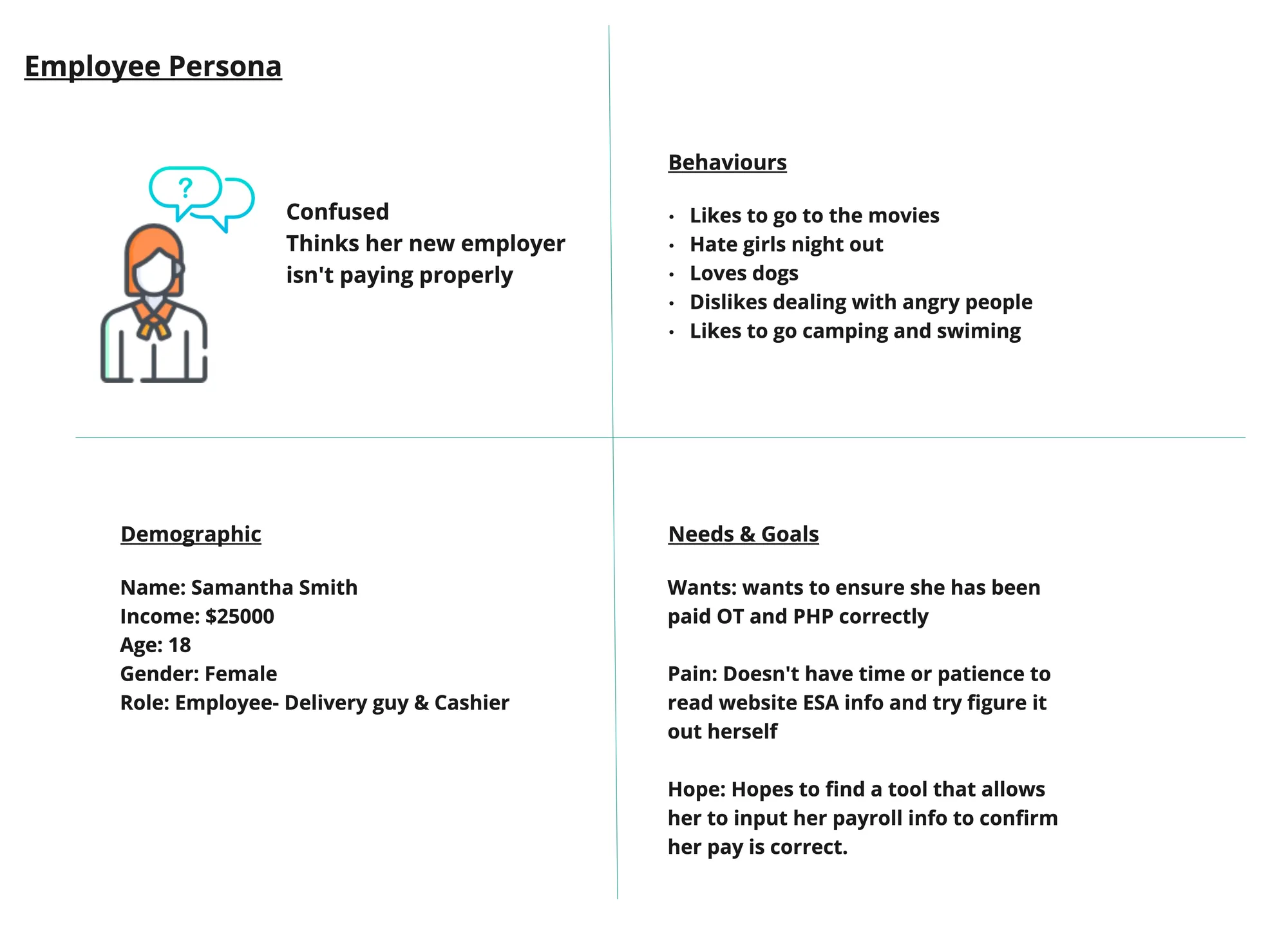 Employer persona