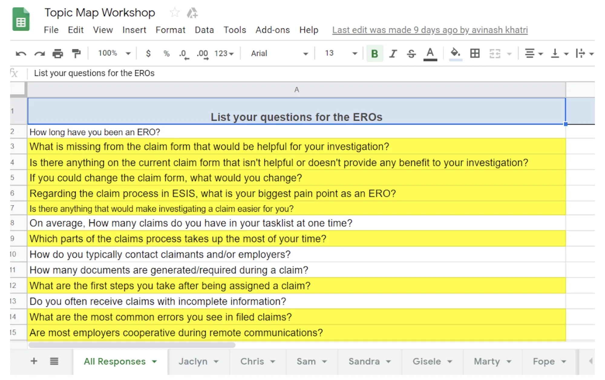Interview questions